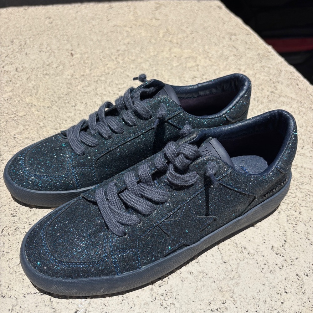 Vintage Havana Black Glitter Sneakers